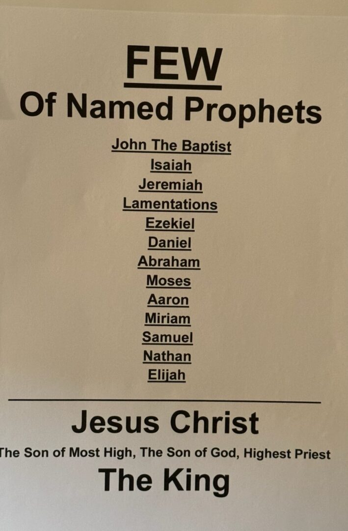 FewProphets